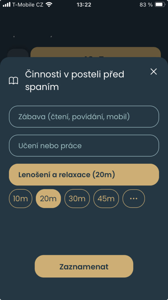 Digitální terapeutika - SleepFactory